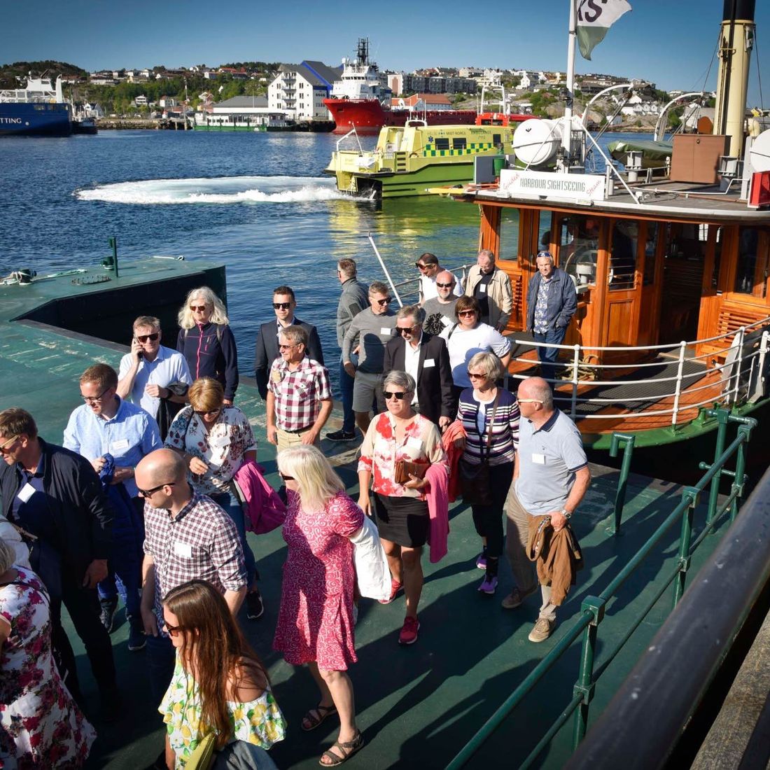 Passasjerer på Framnæs