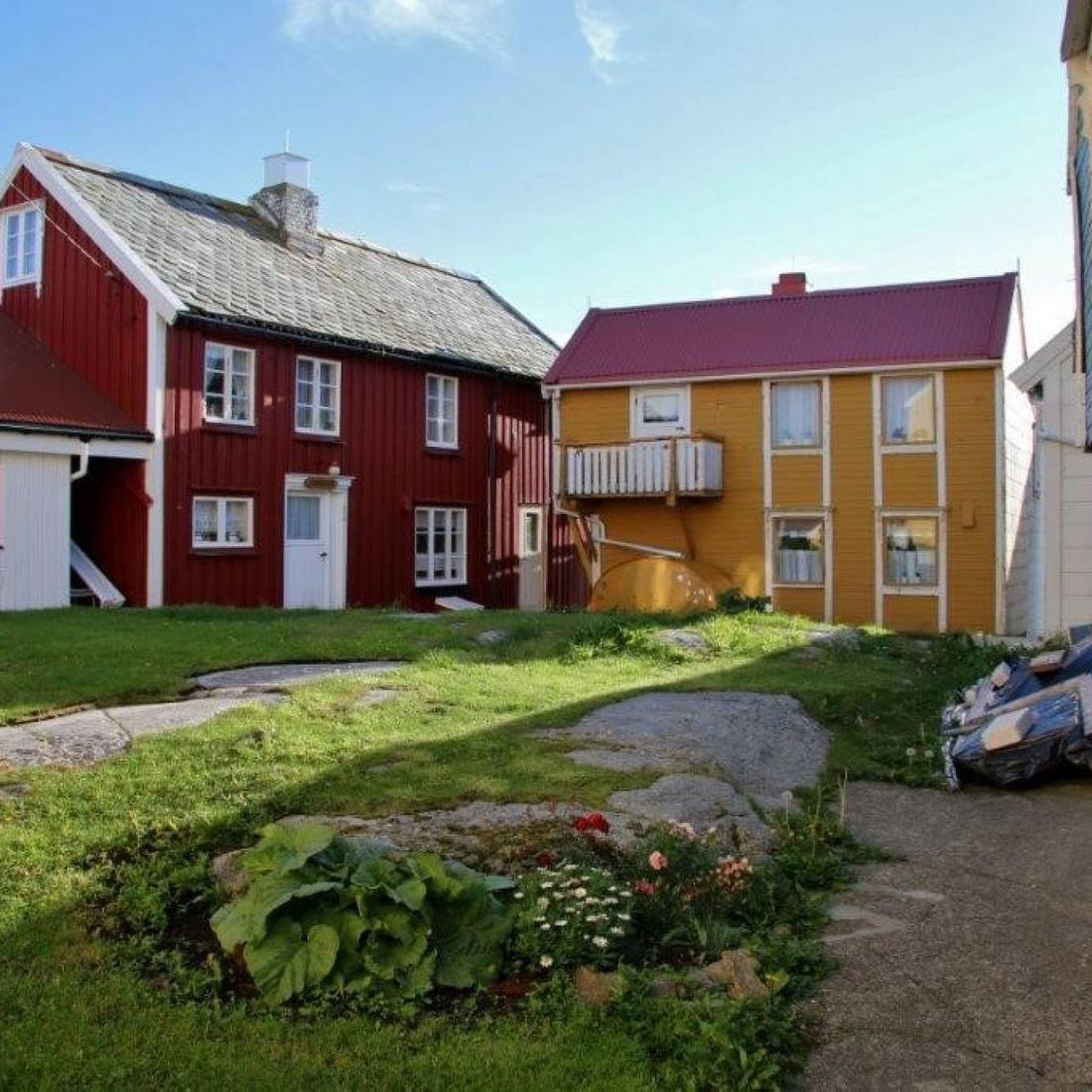 Grønn hage på Grip