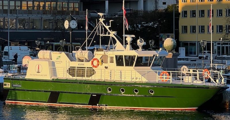 MS Kvikk ved Piren i Kristiansund